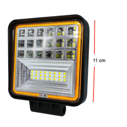 Kırmızı Angelli Kare Sis Lambası 12-24V