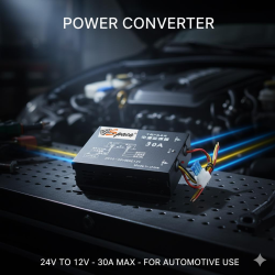 Konvertör çevirici 24-12V 30 Amper Araç içi çevirici