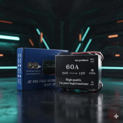 Konvertör çevirici 24-12V 60 Amper Kompakt ve dayanıklı Çevirici