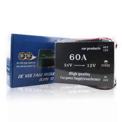 Konvertör çevirici 24-12V 60 Amper Kompakt ve dayanıklı Çevirici