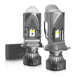 Led far ampulü beyaz  H4 50w 12v-60v 22000Lm csp chip lens / LAAM979-1