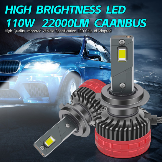 Led far ampulü canbus 110W 22000LM Beyaz Işık H7 12-30V / LAAM921