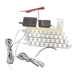 Led Lamba 4x9 ledli panjur içi çakar lamba Sarı 24V