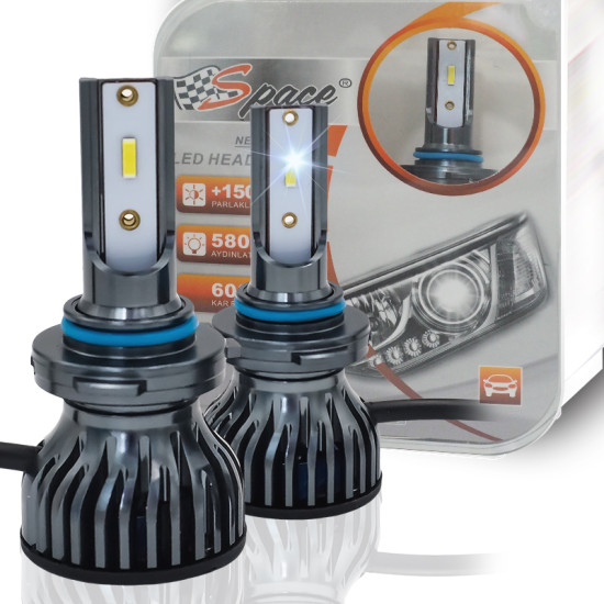 Led Xenon Led Far ampulü 6000Kelvin 11600 Lümen 12V H9006 Led Xenon Led Far ampulü 6000Kelvin 11600 Lümen 12V H9006