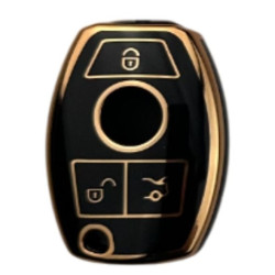 Metalize anahtar kabı Benz uyumlu e.m / SYPD81-2