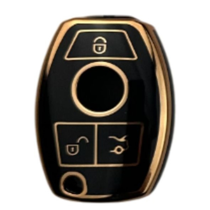 Metalize anahtar kabı Benz uyumlu e.m / SYPD81-2