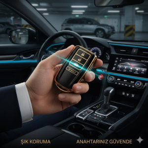 Doblo Premium Metalize anahtar kabı Doblo uyumlu anahtar kılıfı