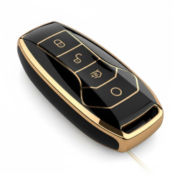 Premium Şık Metalize anahtar kabı Seul U -Atto 3 Anahtar uyumlu