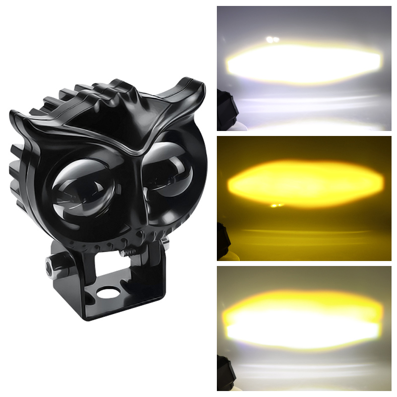 Space Offroad sis lambası Baykuş Tip beyaz-amber çakarsız 40w 12-30v adet