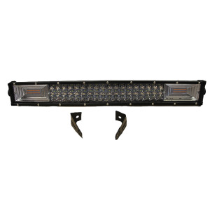 Space Offroad sis lambası 80cm beyaz-amber çakarlı 135 led 405w adet/ LASS292