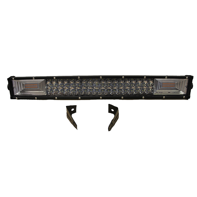 Space Offroad sis lambası 80cm beyaz-amber çakarlı 135 led 405w adet/ LASS292