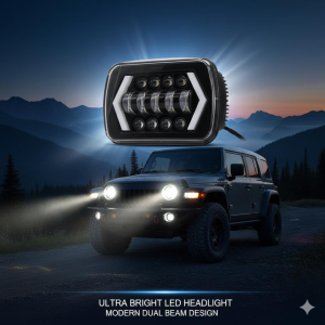 Offroad sis lambası beyaz, amber sinyal 60w 12-60v tek adet Premium tasarım