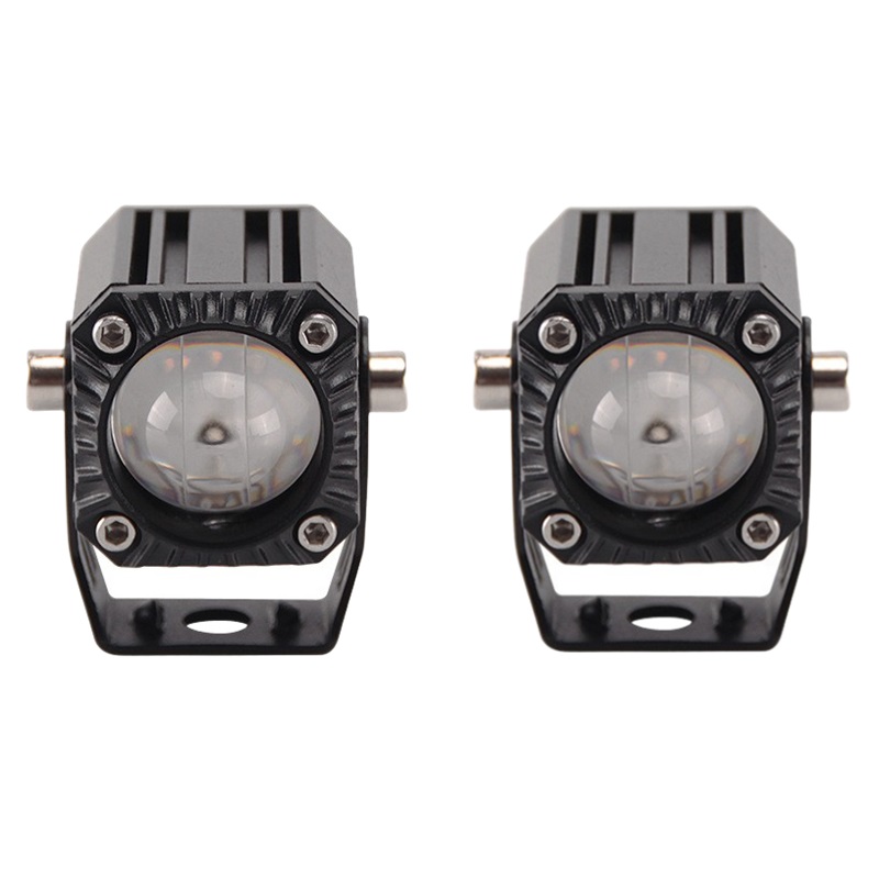 Space Offroad sis lambası 3.5cm beyaz-sarı 10w 12-80v set / LASS348