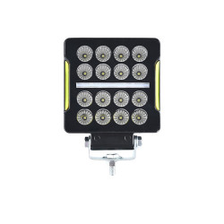 Space Offroad sis lambası 10,5 x 3,5 x 12cm kare beyaz-amber 35w 12-80v adet   / LASS351-1