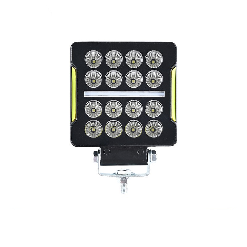 Space Offroad sis lambası 10,5 x 3,5 x 12cm kare beyaz-amber 35w 12-80v adet   / LASS351-1