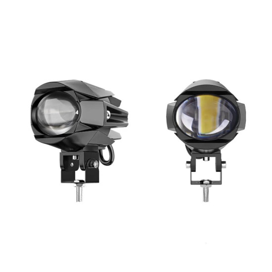 Space Offroad sis lambası 7x8.7x8.3cm sarı beyaz 18w+18w 12-60v set / LASS387 Space Offroad sis lambası 7x8.7x8.3cm sarı beyaz 18w+18w 12-60v set / LASS387