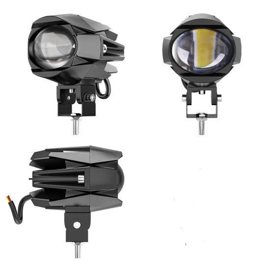 Space Offroad sis lambası 7x8.7x8.3cm sarı beyaz 18w+18w 12-60v set / LASS387 Space Offroad sis lambası 7x8.7x8.3cm sarı beyaz 18w+18w 12-60v set / LASS387