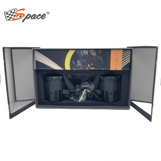 Space Offroad sis lambası 6.4 x 8.1 x 5.9 cm sarı-beyaz 12-60v set/  LASS367