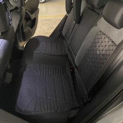 Oto Koltuk Minder 3'lü Hatchback Araçlar İçin Siyah / KLMNY70