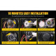 Premium led far ampulü lensli H4 16.000LM / LAAM958 Premium led far ampulü lensli H4 16.000LM / LAAM958