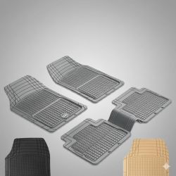 Pufi Klasik Şaft Üstü Kauçuk Paspas - Gri (HB)