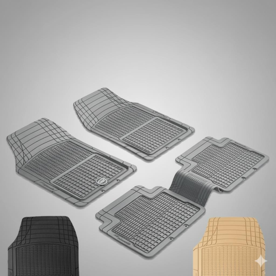 Pufi Klasik Şaft Üstü Kauçuk Paspas - Gri (HB)