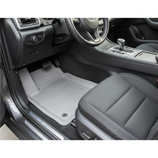 Pufi Premium Havuzlu paspas (100% Kauçuk) gri Renk Universal Özel Seri