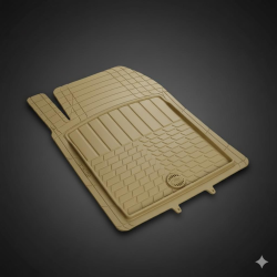 Pufi Racing Havuzlu Kauçuk Paspas - Bej (Universal)