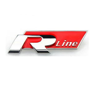 Kırmızı R-Line Yapışkanlı Logo