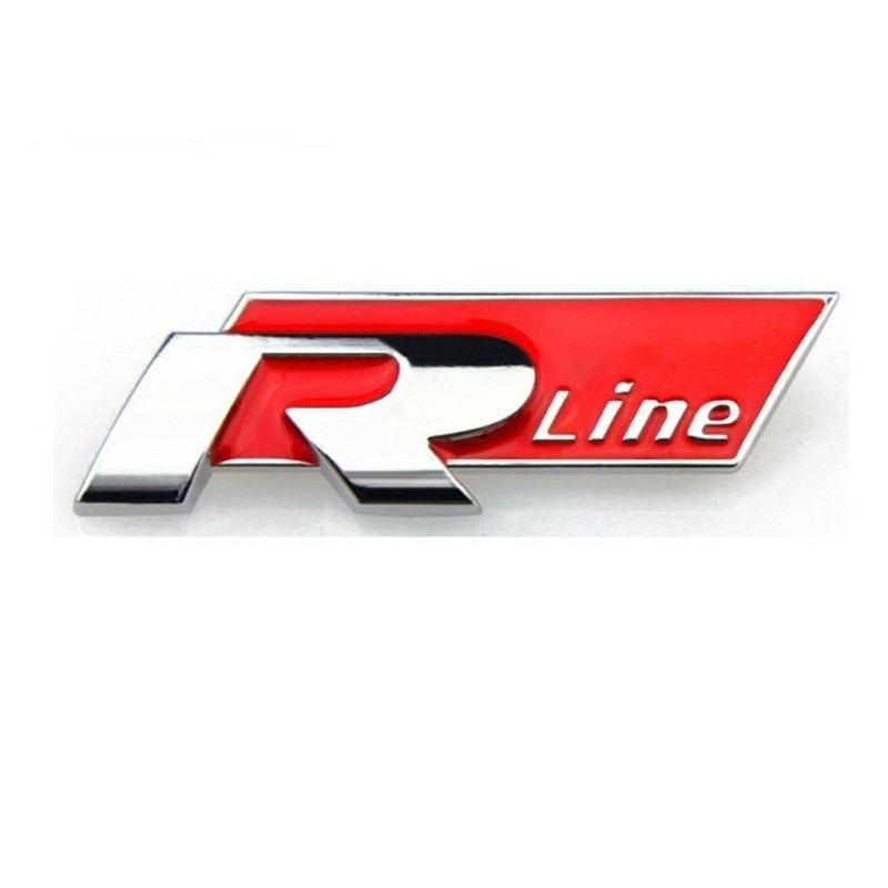 Kırmızı R-Line Yapışkanlı Logo