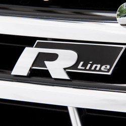 Space R-line yapışkanlı logo-siyah Rline Oto Logo
