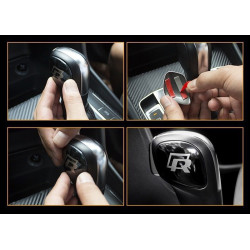 Siyah R Vites Topuzu Logosu