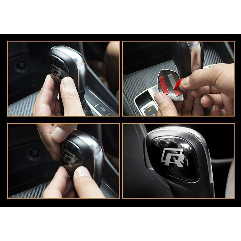 Siyah R Vites Topuzu Logosu