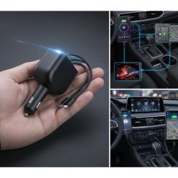 Space type-c ve usb kablolu çakmaklıklı mp3 player