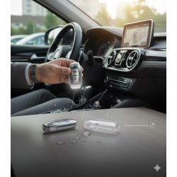 Space Şeffaf anahtar kabı Seul U ve Atto 3 araçlar ile uyumlu