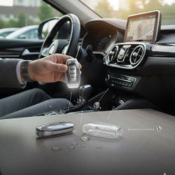 Space Şeffaf anahtar kabı Seul U ve Atto 3 araçlar ile uyumlu