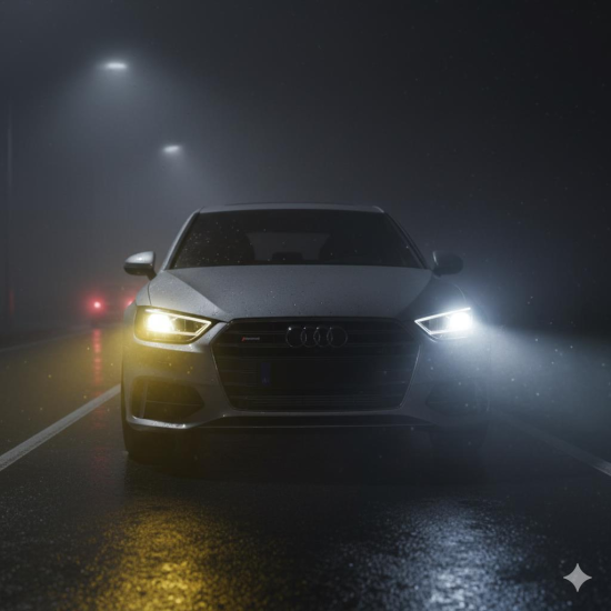 Space 12V Çift Renk Sarı Beyaz H4 Led Far Ampulü