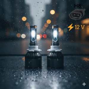 Space 12V Çift Renk Sarı Beyaz H8 Led Far Ampulü