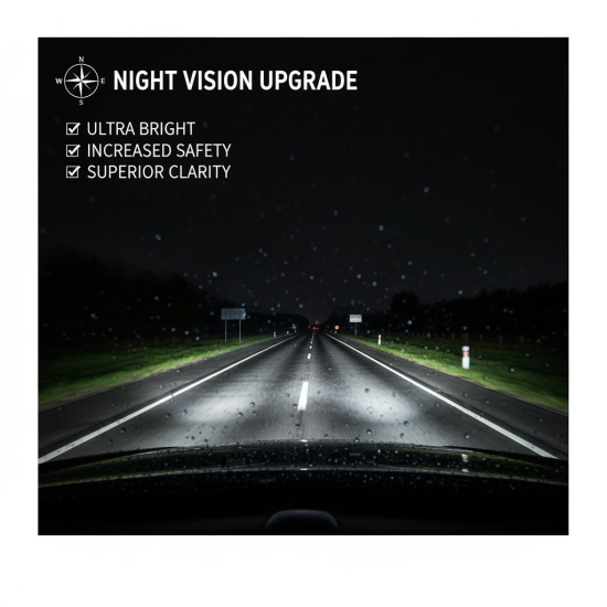 Space 12V H11 Beyaz Led Far Ampulü (4800LM) Ultra parlak