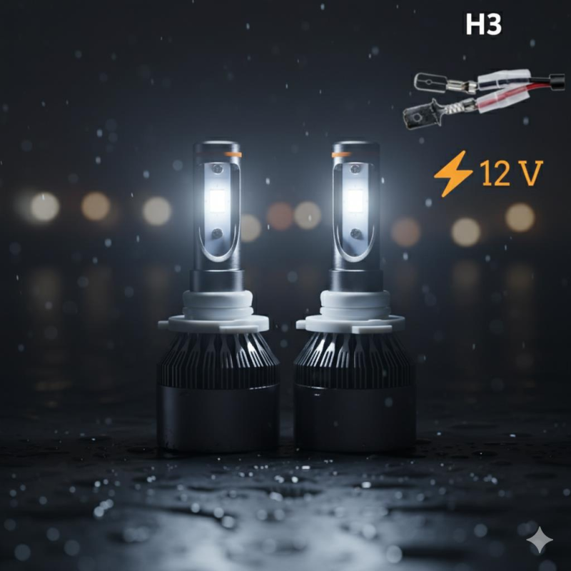 Space 12V H3 Led Far Ampulü (33W 3300LM)