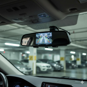 Space 4.3 İnç Monitörlü ve Kameralı Ayna Seti