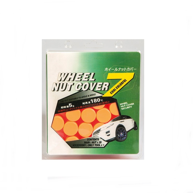 Space 19mm Turuncu Silikonlu Bijon Kılıfı (20'li)