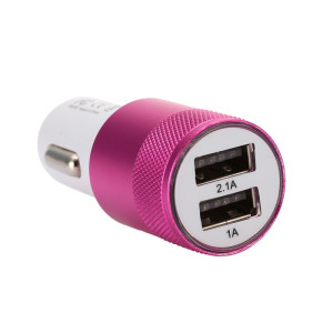 Space Çakmaklık Soketi Çift USB'li - Pembe