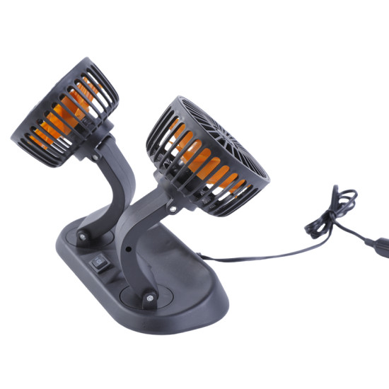 Space Çift Başlıklı 5 İnç Araç Fanı 12V / HAFA29 Space Çift Başlıklı 5 İnç Araç Fanı 12V / HAFA29
