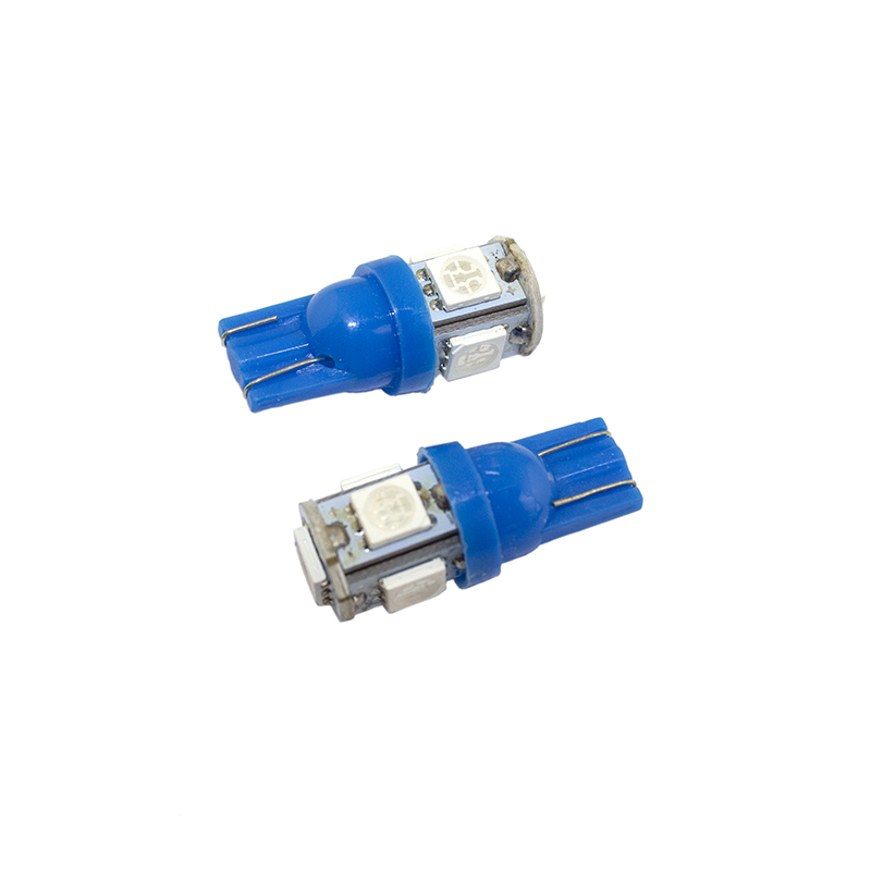 Space 12V Mavi 2x5 SMD Ledli Dekoratif T10 Ampul