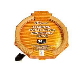 Space Bej 38cm Direksiyon Kılıfı