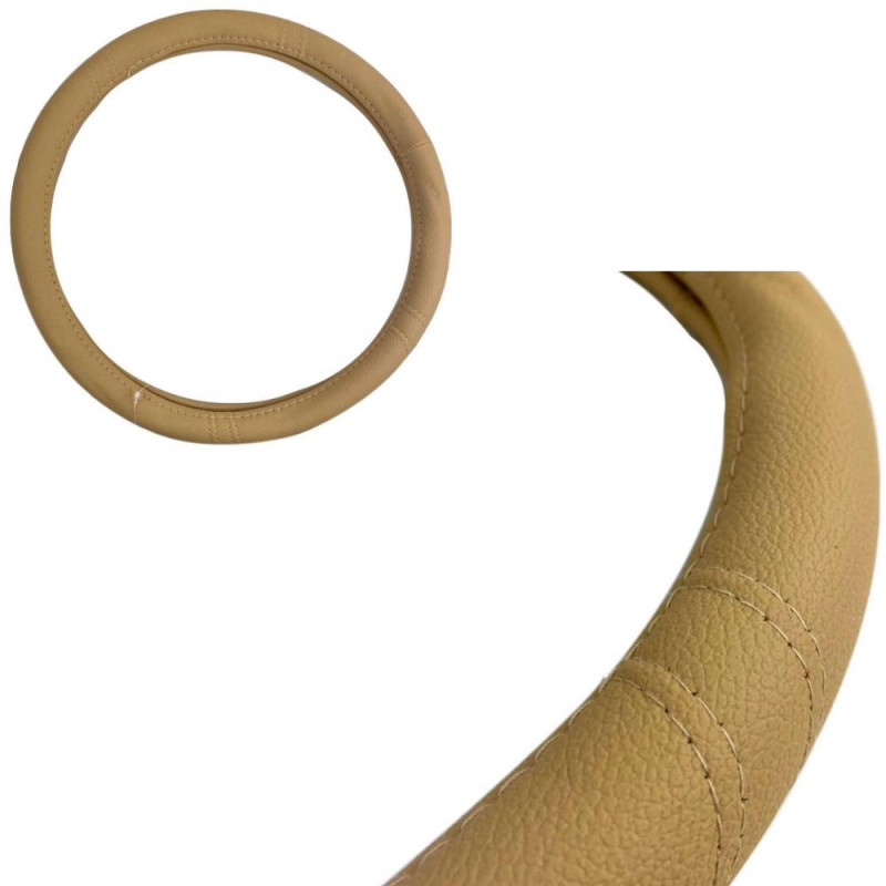 Space Bej 38cm Direksiyon Kılıfı