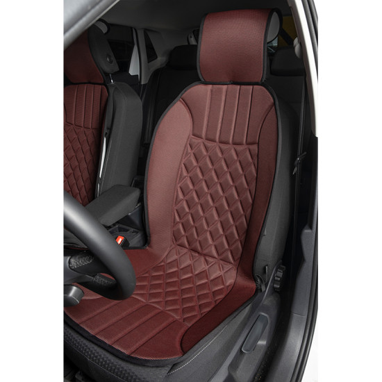 Space Elegance 2'li Koltuk Kılıfı Set Minder Kırmızı-Siyah / KLMNY534 Space Elegance 2'li Koltuk Kılıfı Set Minder Kırmızı-Siyah / KLMNY534