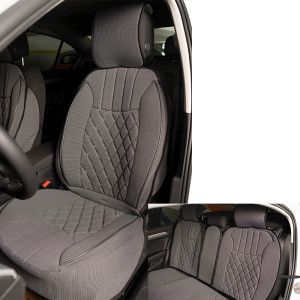 Space Elegance 5'li Koltuk Kılıfı Set Minder Gri / KLMNY549