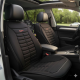 Space Tüm Araçlarla Uyumlu Premium Koltuk Minderi Ön ve Arka koltuklar için 5'li Siyah Renk
